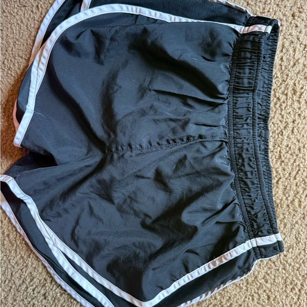 Nike Black and White Athletic Shorts